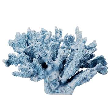 Faux Ocean Coral Tabletop Statue - Perfect Indoor Decor