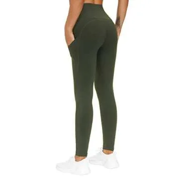 Women’s High Waist Yoga Pants with Pockets for Comfortable Workouts