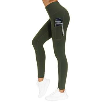 Women’s High Waist Yoga Pants with Pockets for Comfortable Workouts