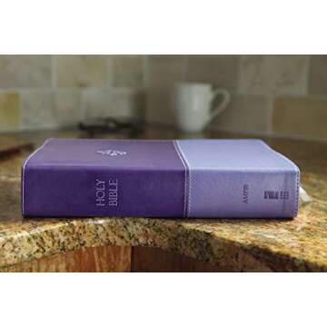 Amplified Study Bible Leathersoft Purple - Enhance Study