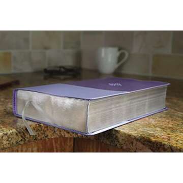 Amplified Study Bible Leathersoft Purple - Enhance Study