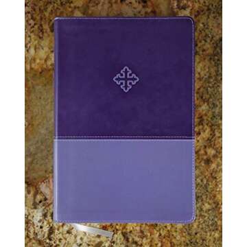 Amplified Study Bible Leathersoft Purple - Enhance Study