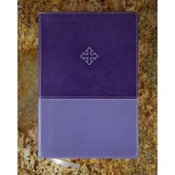 Amplified Study Bible Leathersoft Purple - Enhance Study