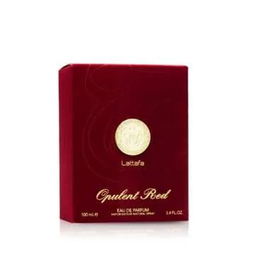 Lattafa Perfumes Opulent Red for Unisex Eau de Parfum Spray, 3.4 Ounce (137662)