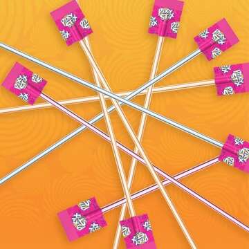 Wonka Pixy Stix, Sour Powder Straws, Grape, Maui Punch, Cherry, and Orange, Sweet and Tart Candy Pow...