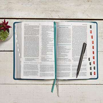 CSB Study Bible For Women - Teal LeatherTouch, Indexed, Large Print