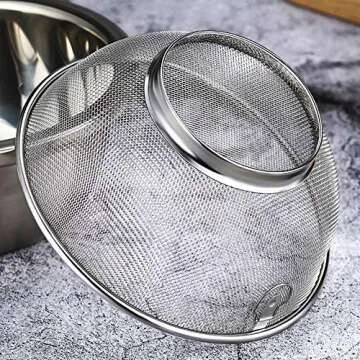Stainless Steel Colander Set for Kitchen Straining Needs