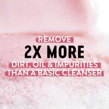 Bioré Rose Quartz & Charcoal Face Cleanser for Energized Skin