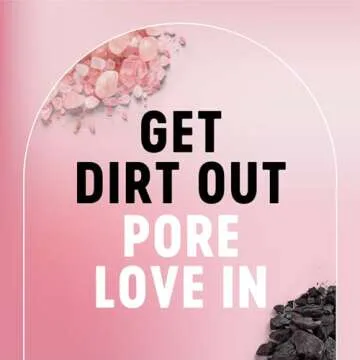 Bioré Rose Quartz & Charcoal Face Cleanser for Energized Skin