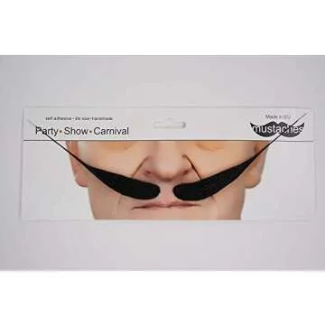 Self-Adhesive Fake Mustache for Costumes and Cosplay