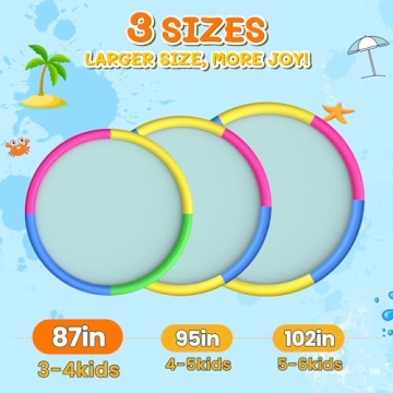 Extra Large Splash Pad for Kids and Dogs - 87" Fun