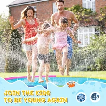 Extra Large Splash Pad for Kids and Dogs - 87" Fun