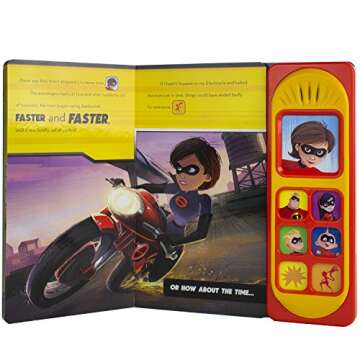 Incredibles 2 Sound Book for Kids - Fun & Interactive