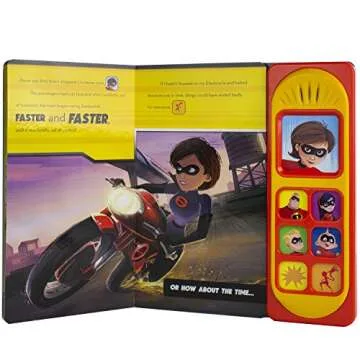 Incredibles 2 Sound Book for Kids - Fun & Interactive