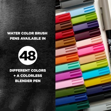 Vibrant Sakura Koi Brush Pens for Art Enthusiasts - 12 Pack