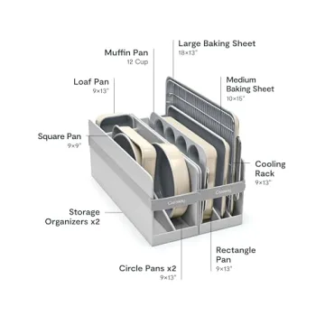 Caraway Nonstick Ceramic Bakeware Set Eco-Friendly 11-Piece
