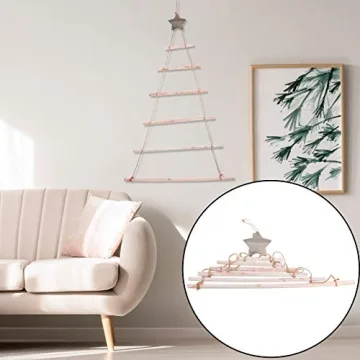 COHEALI DIY Hanging Ladder Home Ornaments for Christmas
