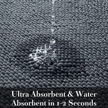 SONORO KATE Non-Slip Bathroom Rug 32"x20" Plush Comfort