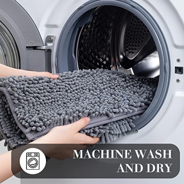 SONORO KATE Non-Slip Bathroom Rug 32"x20" Plush Comfort