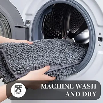 SONORO KATE Non-Slip Bathroom Rug 32"x20" Plush Comfort