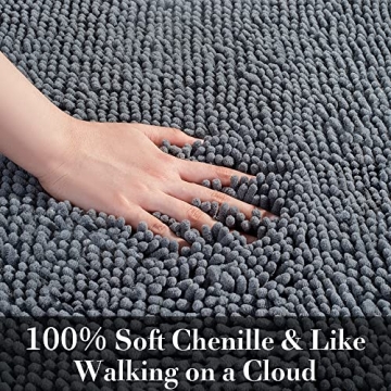 SONORO KATE Non-Slip Bathroom Rug 32"x20" Plush Comfort