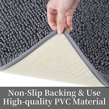 SONORO KATE Non-Slip Bathroom Rug 32"x20" Plush Comfort