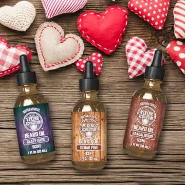 Viking Revolution Beard Oil Set - Natural Beard Care Trio