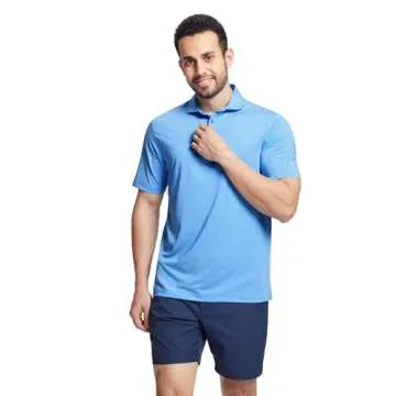 Stylish MICHEL ROUEN Moisture-Wicking Polo Shirt