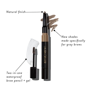 Laura Geller Brow Pencil & Gel - Waterproof Taupe