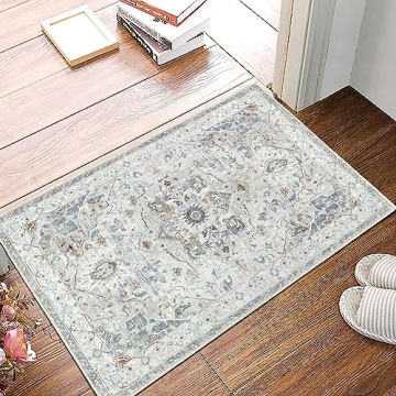 Famibay Washable Vintage Rug - Soft & Non-Slip 2x3