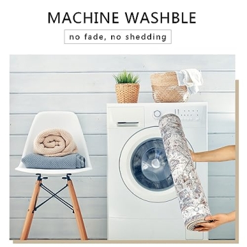 Famibay Washable Vintage Rug - Soft & Non-Slip 2x3