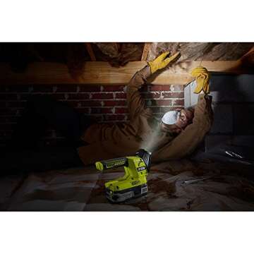 RYOBI P705 One+ 18V Lithium Ion LED 130 Lumen Flashlight (Battery Not Included/Flashlight Only)