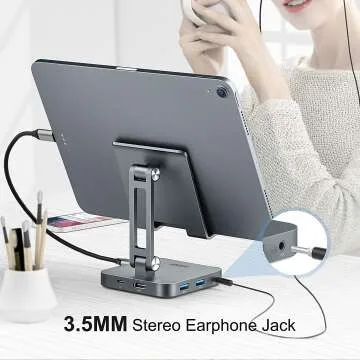 BYEASY USB C Hub: 7-in-1 Dock for iPad & MacBook