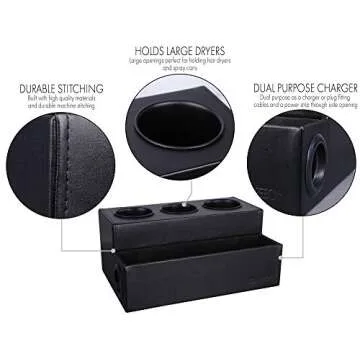 Buy SQUAREBOX Hair Tool Organizer with Travel Bag Gift