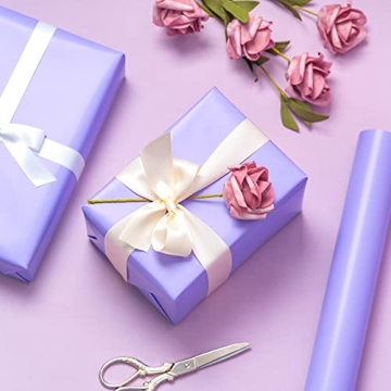 Premium Violet Wrapping Paper Roll for Elegant Gift Giving