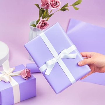 Premium Violet Wrapping Paper Roll for Elegant Gift Giving