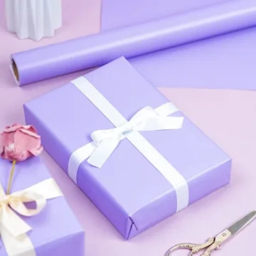 Premium Violet Wrapping Paper Roll for Elegant Gift Giving