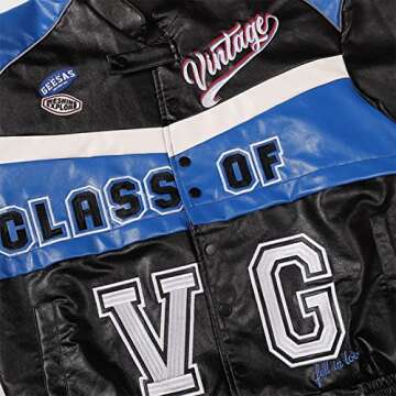 Stylish Vamtac Faux Leather Racing Jacket For Unisex