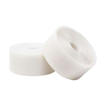 Strenco 2" Self Adhesive - Hook and Loop - 5 yards - Sticky Back - White Tape Fastener