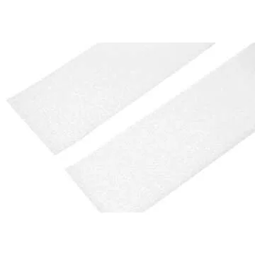 Strenco 2" Self Adhesive - Hook and Loop - 5 yards - Sticky Back - White Tape Fastener