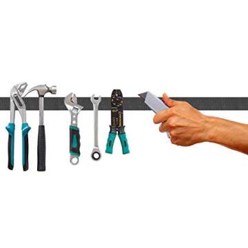 Strenco 2" Self Adhesive - Hook and Loop - 5 yards - Sticky Back - White Tape Fastener