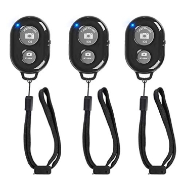 Triple Pack Wireless Remote Shutter for Perfect Selfies