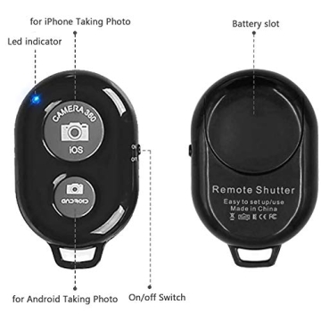 Wireless Remote Shutter for iPhones and Androids - 3 Pack