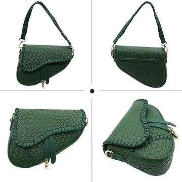ERWUBA Fashion Women Saddle Bag - Stylish & Functional Handbag