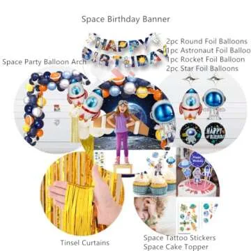 Outer Space Birthday Party Decorations for Kids