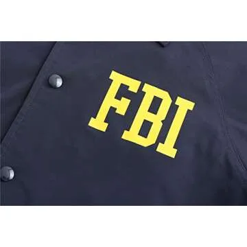 GEANBAYE Fbi Jacket For Men And Women(Navy,M)