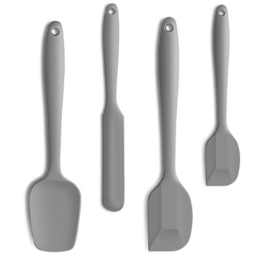 4 Piece Silicone Spatula Set - Durable & Heat Resistant