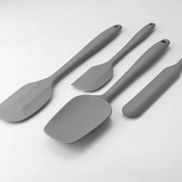 4 Piece Silicone Spatula Set - Durable & Heat Resistant