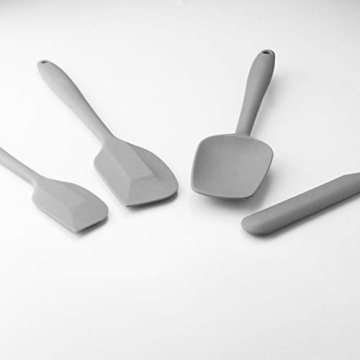 4 Piece Silicone Spatula Set - Durable & Heat Resistant