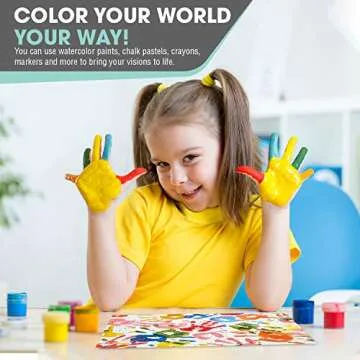 Versatile 15" White Art Easel Paper Roll for Arts & Crafts